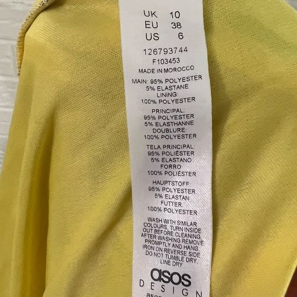 ASOS Design Mesh Ruched Bandeau Strapless Maxi Floral Dress Size 6 - Picture 12 of 14